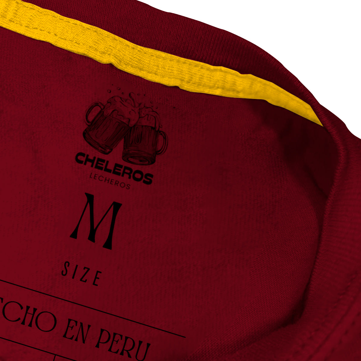 Polo Chelero Lechero Clasico Guinda