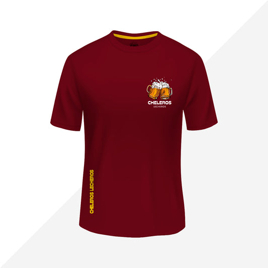 Polo Chelero Lechero Clasico Guinda