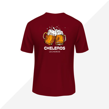 Polo Chelero Lechero Clasico Guinda