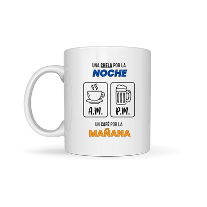 Taza Una Chela Por la noche