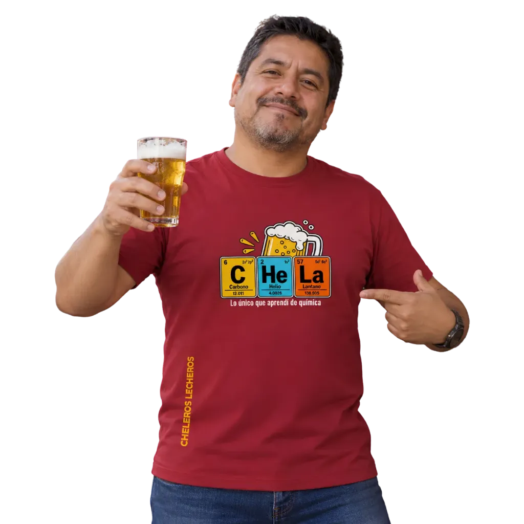 Polo Chelero QUÍMICA (S, Negro)