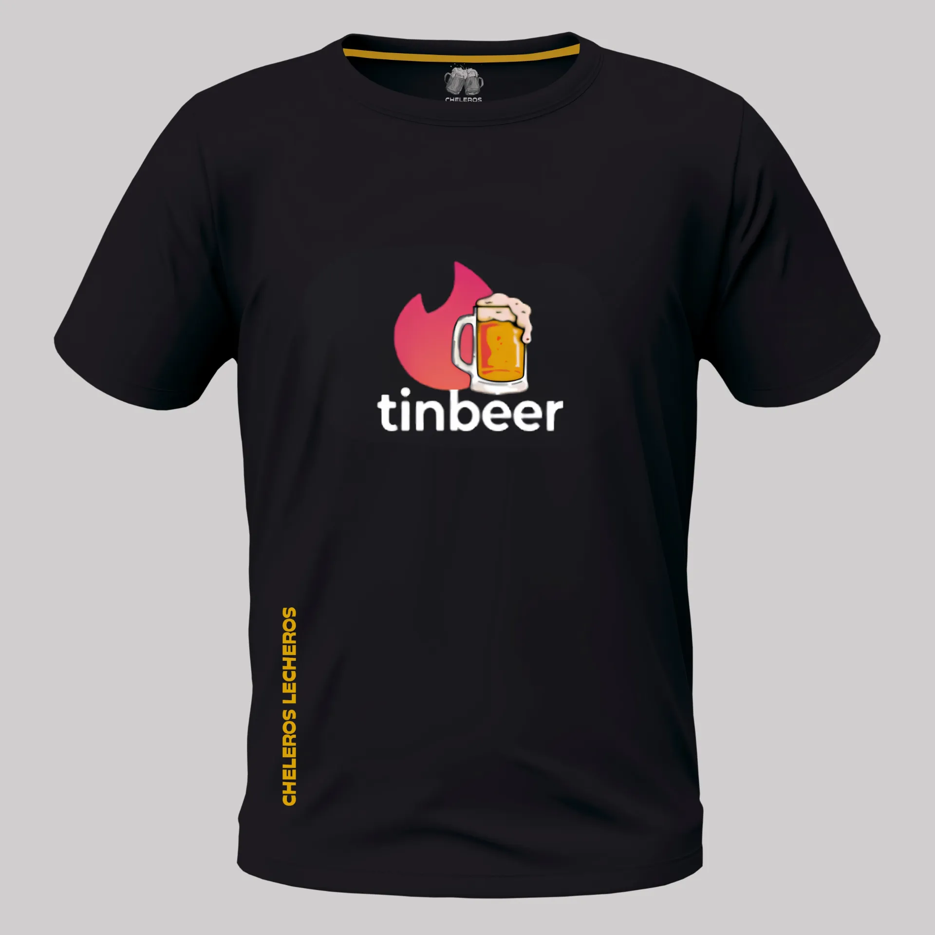 Polo Chelero TINBEER (S, Negro)