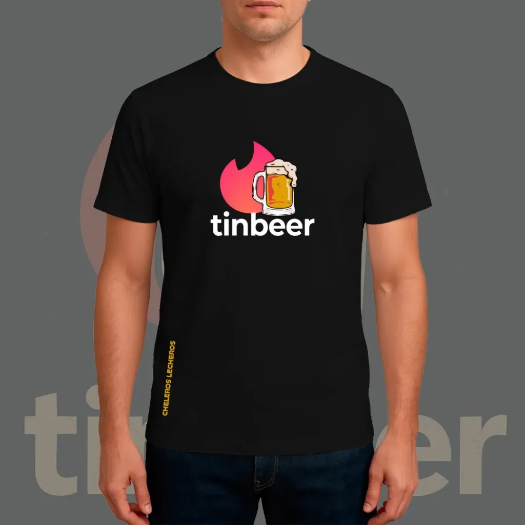 Polo Chelero TINBEER (Negro, S)