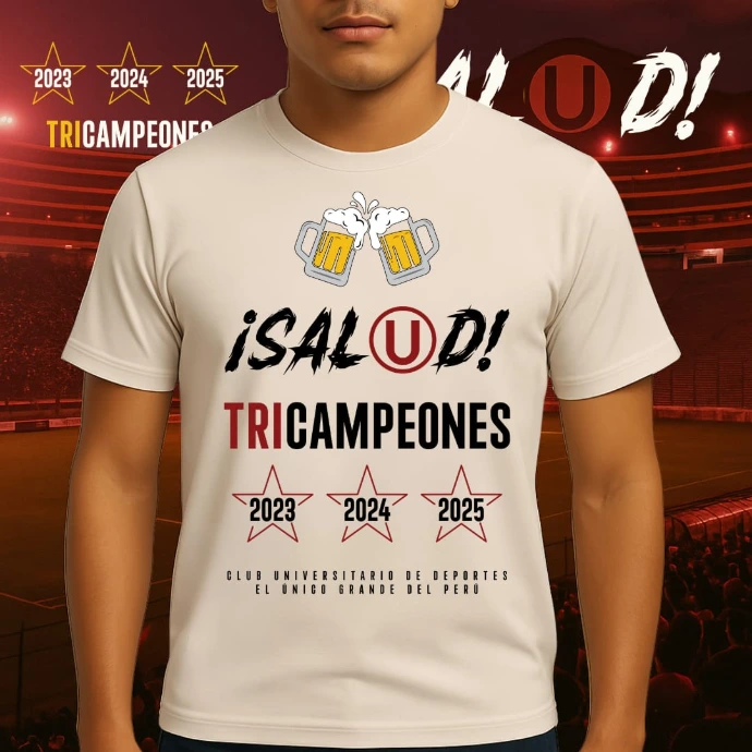 Polo Chelero ¡SALUD U! TRICAMPEONES (S, Guinda)