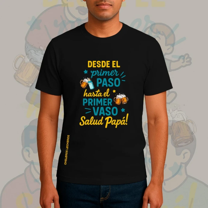 Polo Chelero DESDE EL PRIMER PASO (S, Negro)