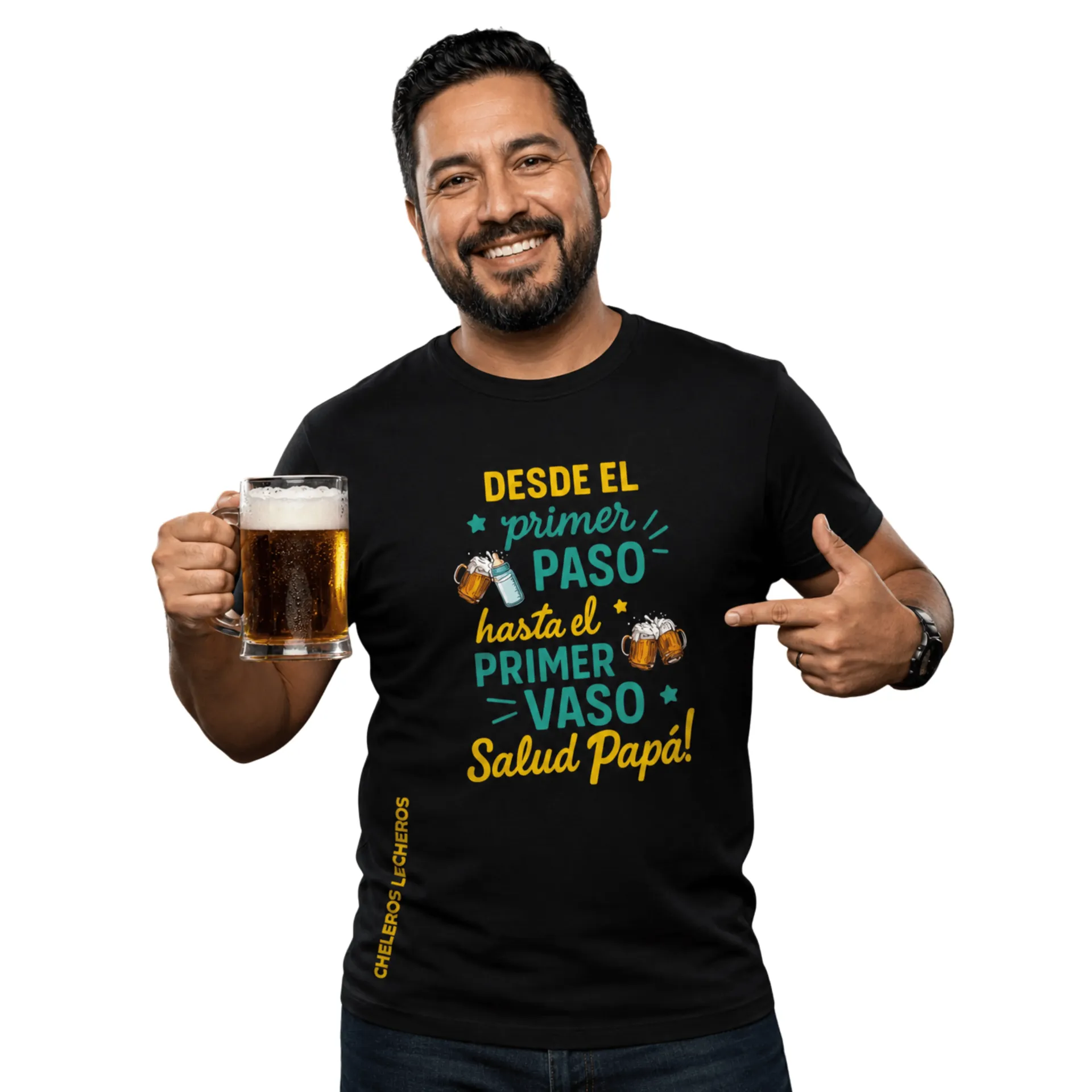 Polo Chelero DESDE EL PRIMER PASO (S, Negro)