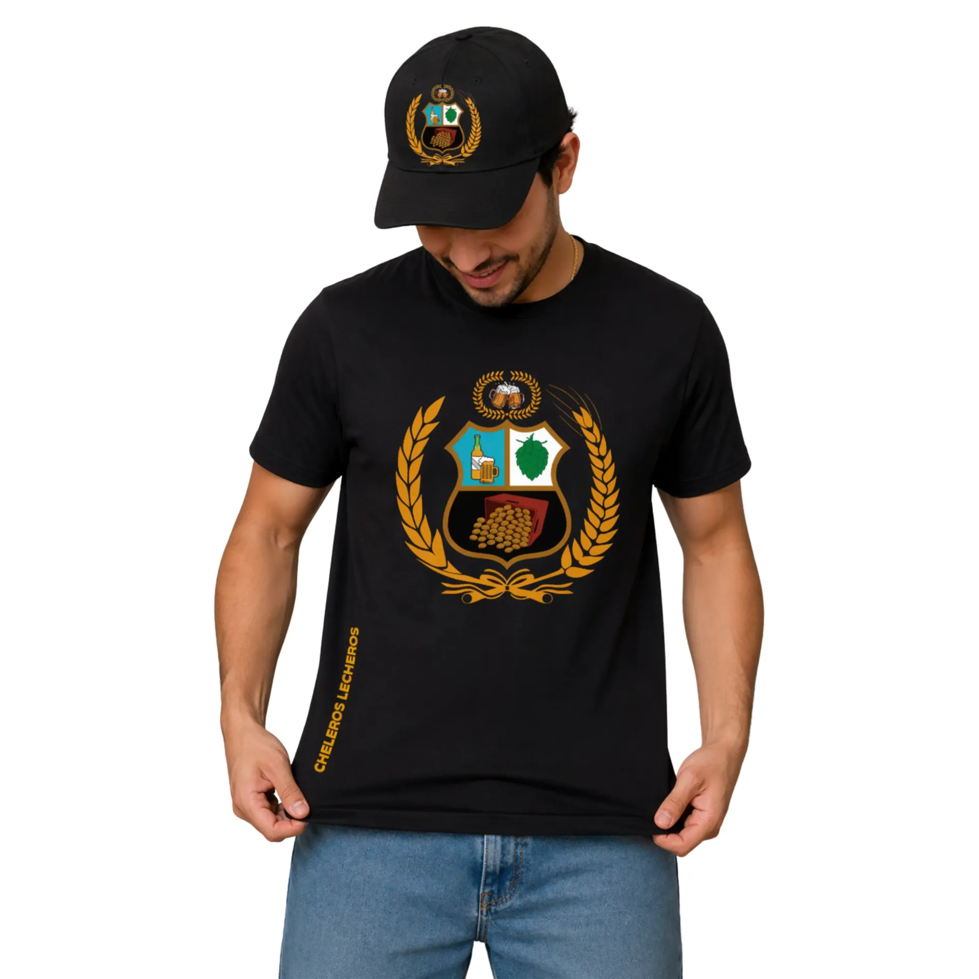 Polo Chelero ESCUDO CHELERO (S, Negro)
