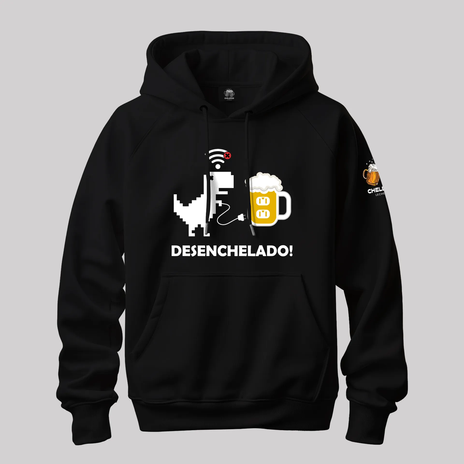 Polera DESENCHELADO (S, Negro)
