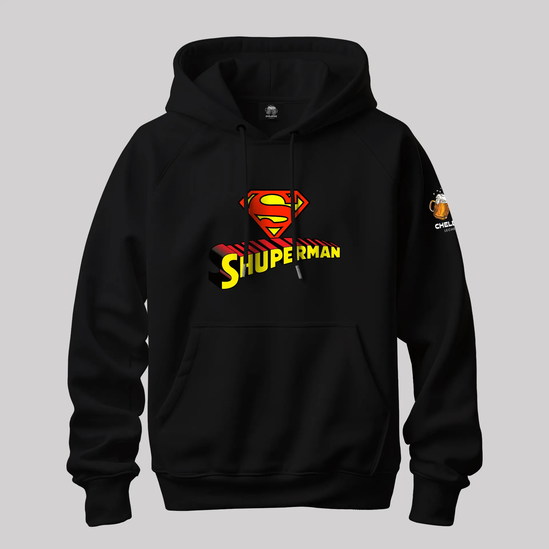 Polera SHUPERMAN (S, Negro)