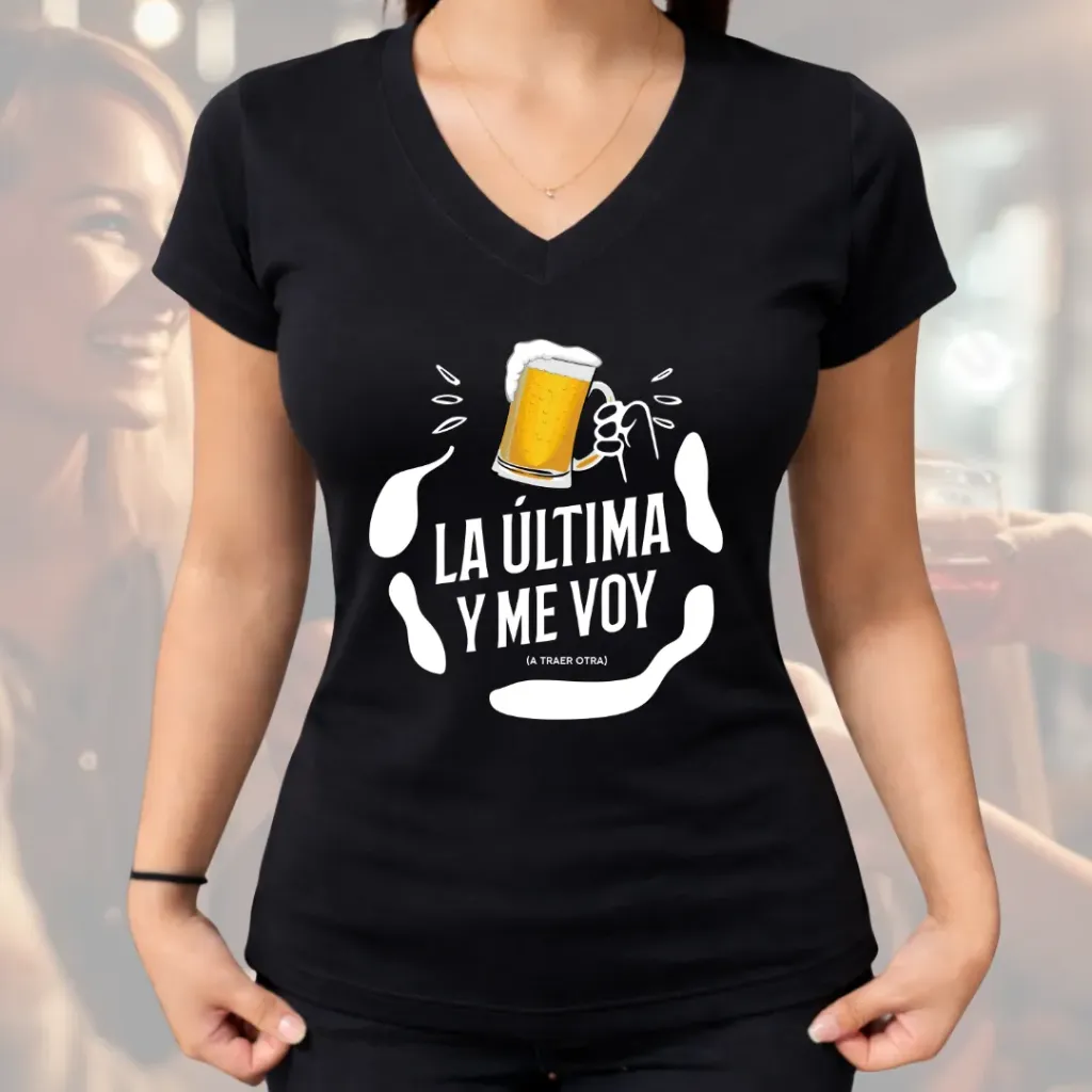 Polo Dama LA ÚLTIMA (S, Negro)