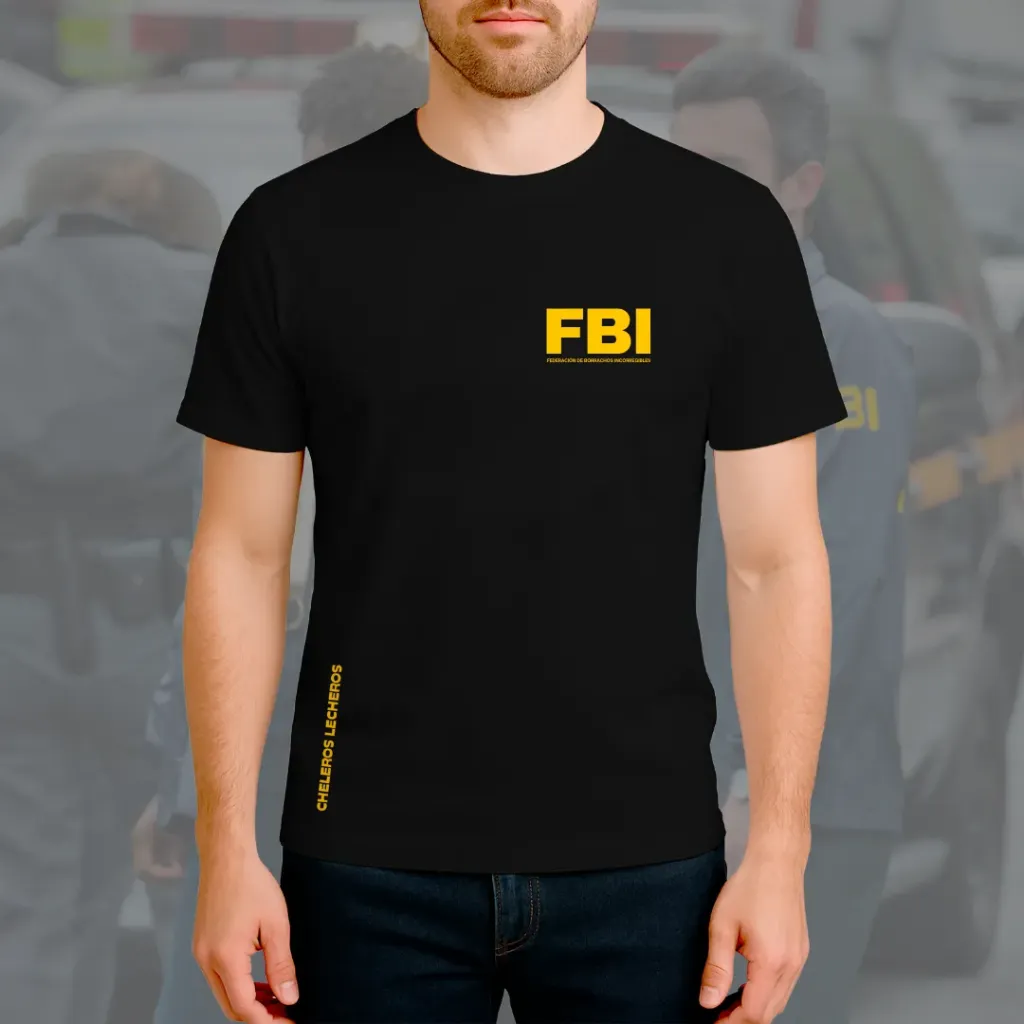Polo Chelero FBI (S, Negro)