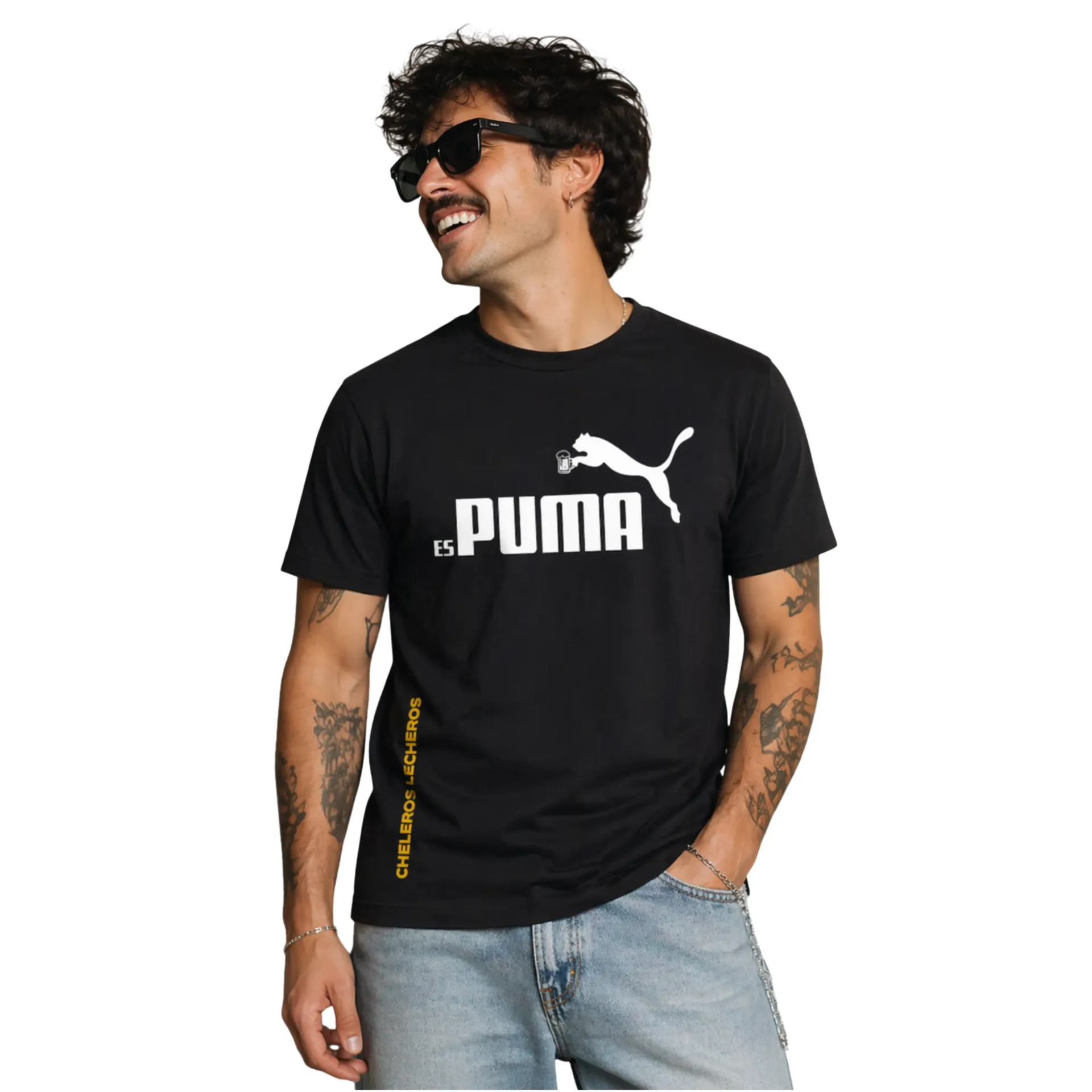 Polo Chelero ESPUMA (S, Negro)