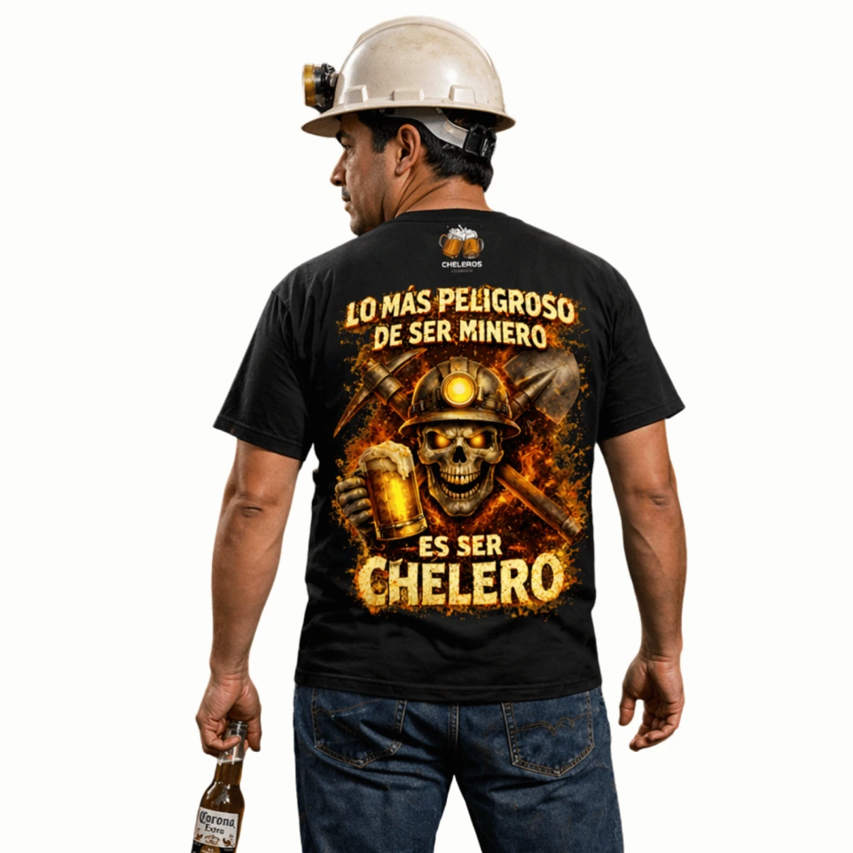 Polo Chelero MINERO (S, Negro)