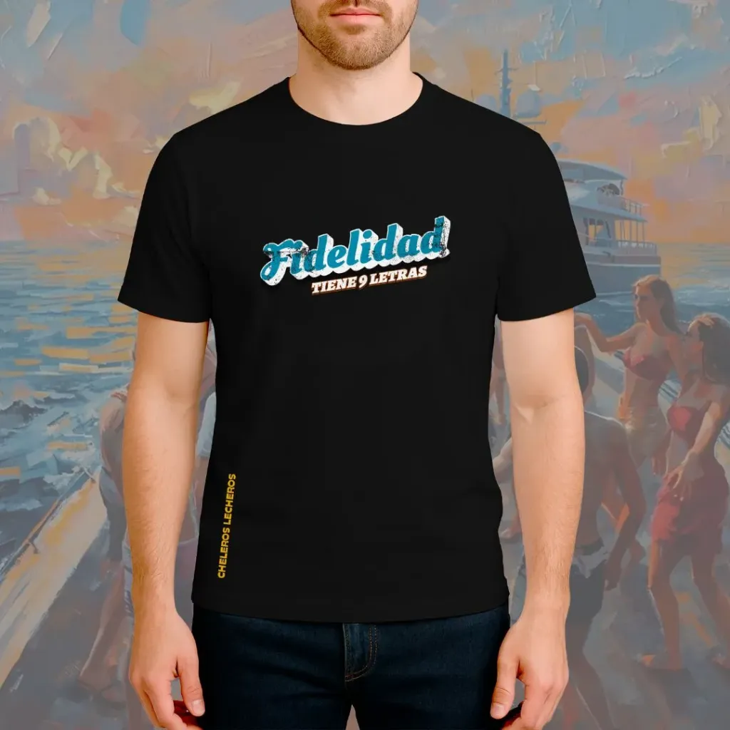 Polo Chelero FIDELIDAD (S, Negro)